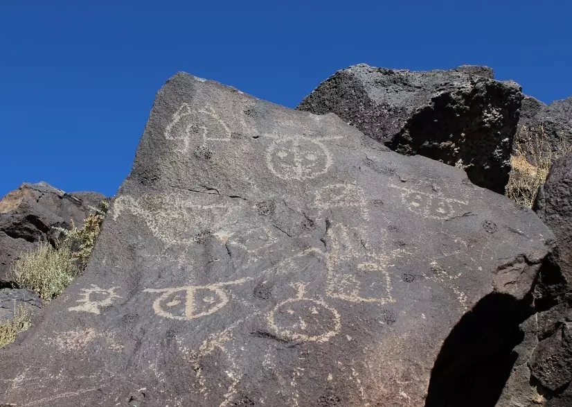 Piedras Marcadas Canyon petroglyphs