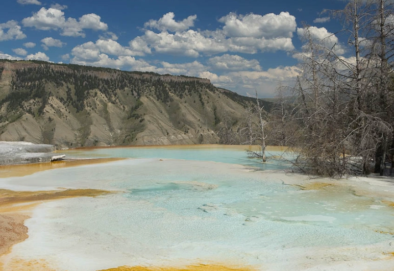 Yellowstone hot springs